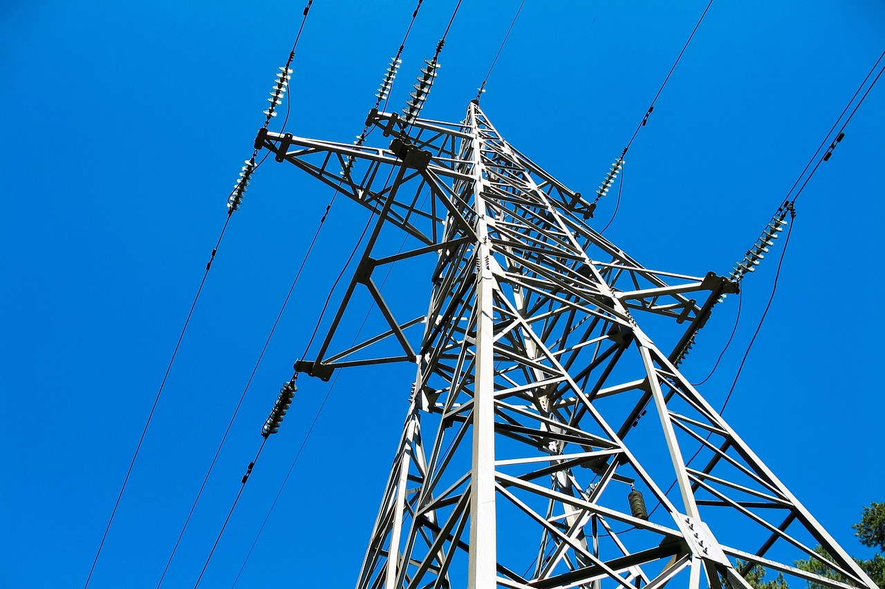 electricity, power line support, wire, nature, power lines, line, cable, energetics, power line, high voltage, electrification of, metal, sky, industry